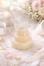 Wedding Cake Pillar Candle