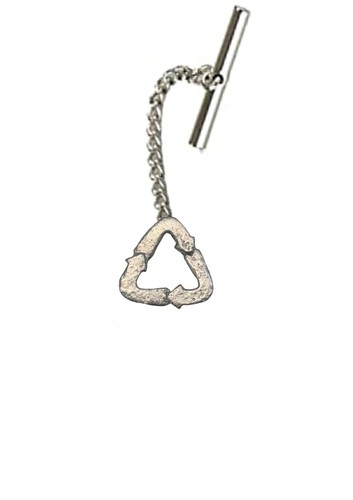 Z102 recycle tie pin chain - &,