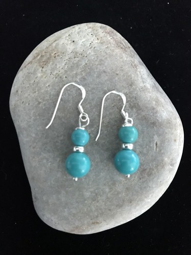 Genuine turquoise graduated - turquoise,