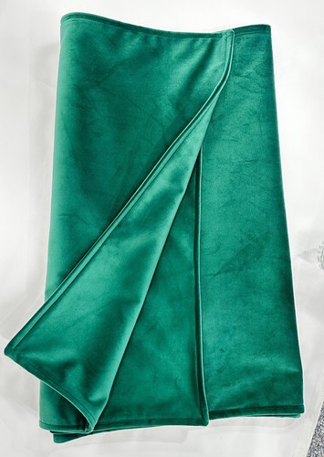 Plush velvet bed runner throw - velvet,