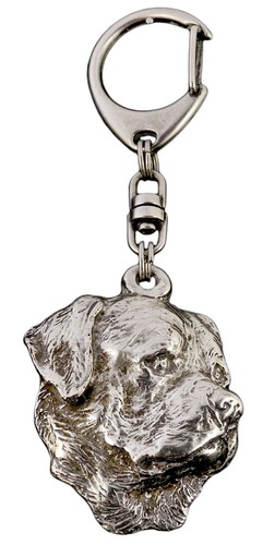 Rottweiler silver plated - silver,