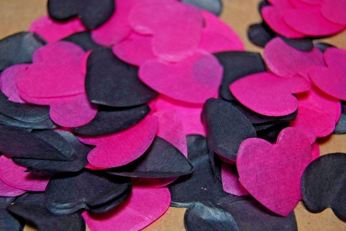 Hot pink cerise and black - hot, pink/cerise