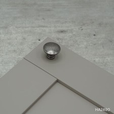 Antique Pewter Kitchen Cupboard Modern Door Knob With Single Screw Fixing Centre