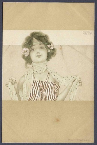 Young lady with - scarf,