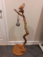 Light with Owl 112cm height