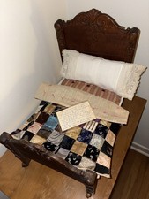 ANTIQUE VICTORIAN DOLL BED