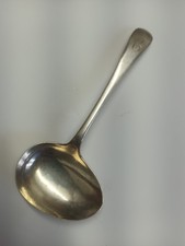 Solid Silver Ladle, Walker And