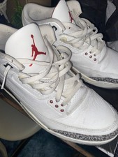 Nike Air Jordan 3 Retro White Cement Reimagined - Size UK 11