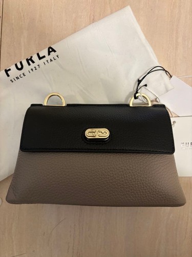Furla leather shoulder - furla,