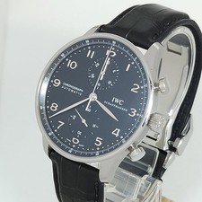IWC Portugieser Chronograph 40.9mm Black Dial Watch Portuguese IW371447