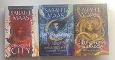  Crescent City Trilogy Hardbacks by Sarah J Maas