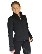 JT61 Princess Seam Fitted Figure Skating Jacket with Pockets & Thumb Holes