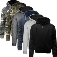 Mens Womens Hooded Fur Fleece