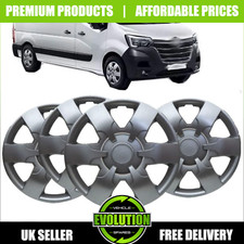 16" WHEEL TRIMS HUB CAPS COVERS TRIMS TO FIT VAUXHALL MOVANO 2010- 2025