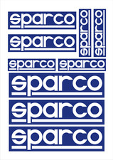 9x Sparco Self Adhesive