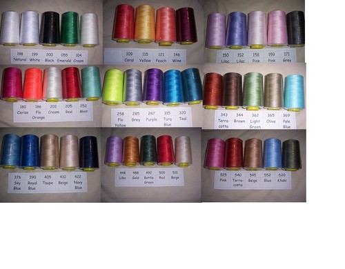 Overlocking thread 5000 yard - thread,