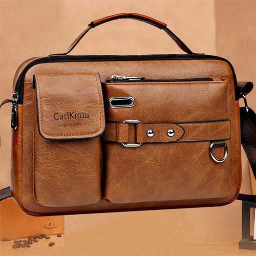 Men vintage laptop - men's, messenger