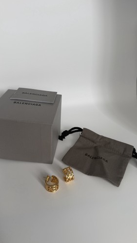 Balenciaga gold tone earrings - gold,