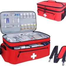 Emergency medical storage bag