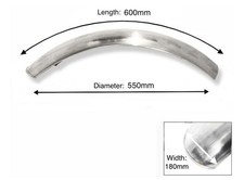 Alloy Short Wide Rear Mudguard