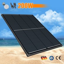 Full Black 200W 12V Solar