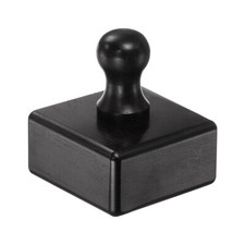 Leather Edge Burnisher 60mm x 60mm Black Ebony Wood Cube