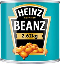 Heinz Baked Beans 2.6kg 1, 2 or 6 Catering Tins In A Rich Tomato Sauce