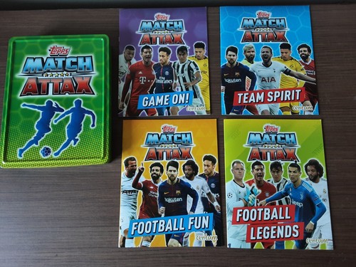 Topps match attax tin books - match,