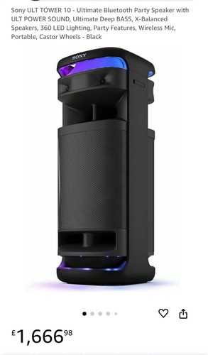 Sony speaker tower ultra - speaker,