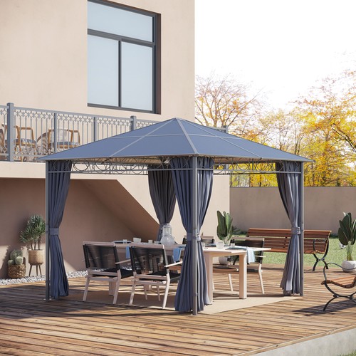 Hardtop gazebo garden pavilion - gazebo,