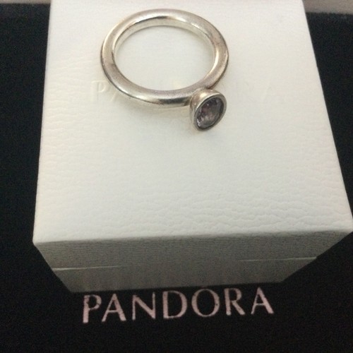 Genuine pandora amethyst ring - genuine,