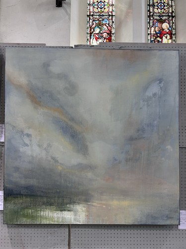 Large ooak abstract landscape - large,