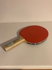 Stiga Reverse Table Tennis Bat Paddle, in good condition, Red, Black and Wood