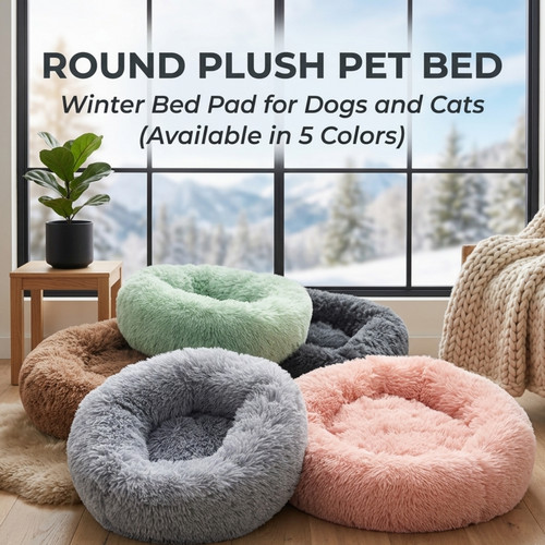 Cat calming bed soft - calming, donut