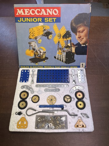 Vintage meccano junior set - set, 1