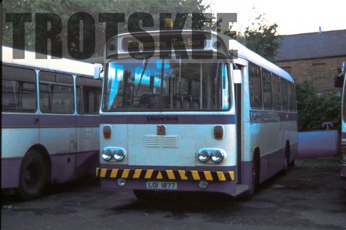 35mm slide ulsterbus - slide, bedford