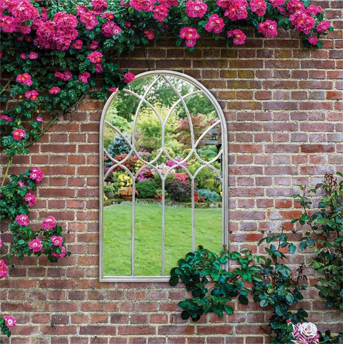 Gothic arched garden wall - arched,