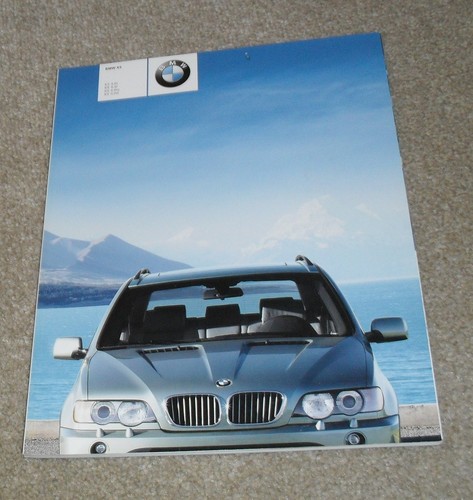 Bmw brochure 2002 3 0i - x5, 3.0i