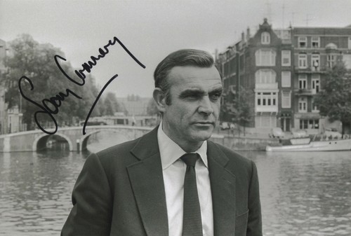 Sean connery signed - connery, 12x8