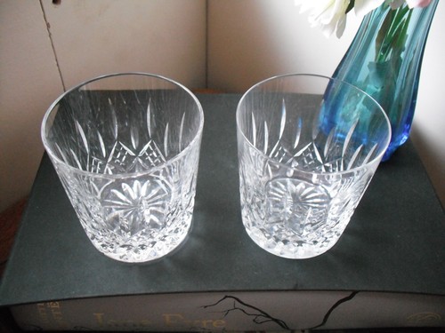 Lead crystal cut glass - x,