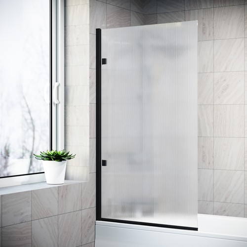800mm fluted bath screen - 800mm, easy