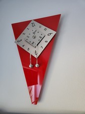 Unusual Red Wall Clock Bought