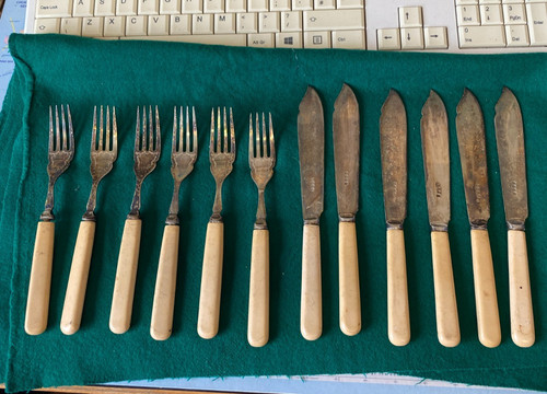 Vintage cutlery set epns - vintage,