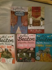 M. C. Beaton Agatha Raisin Series 5 x Books Bundle Detective Murder Mystery 