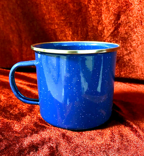 Enamel mug camping cup large - mug,