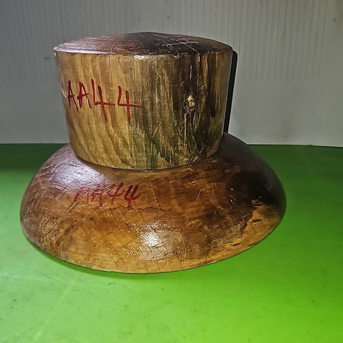 Wooden hat block millinery - ,