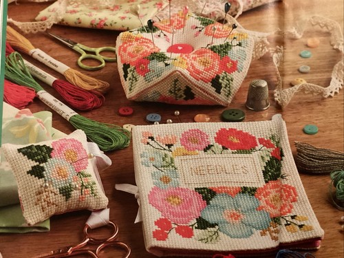 Flower biscornu pincushion - flower,