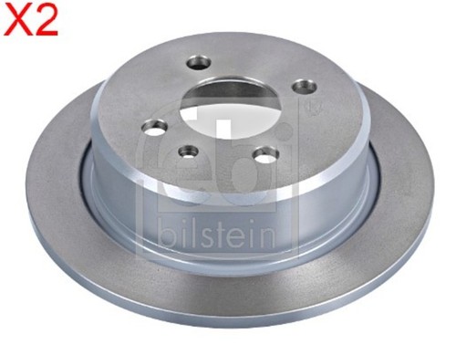 Rear brake disc - brake, febi