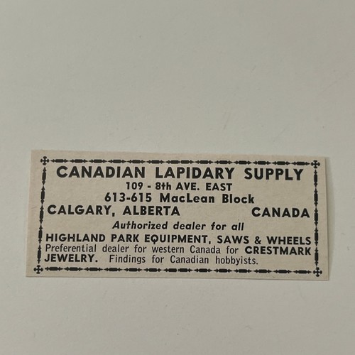 Canadian lapidary supply - canadian,