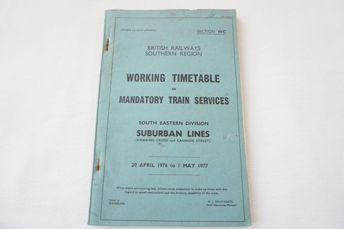 1976 southern region - 1976, railway